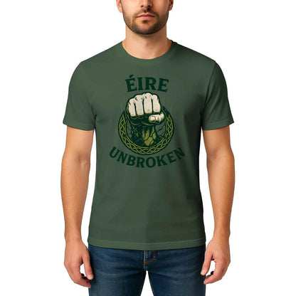 Irish T-Shirt - Éire Unbroken Premium Unisex Streetwear - Celtic Wolfwear