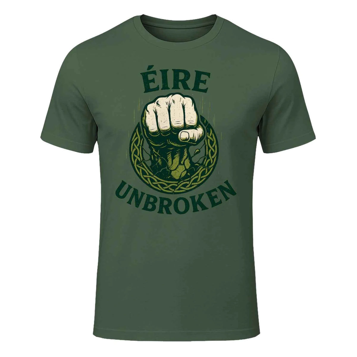 Irish T-Shirt - Éire Unbroken Premium Unisex Streetwear - Celtic Wolfwear