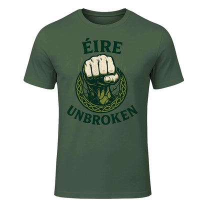 Irish T-Shirt - Éire Unbroken Premium Unisex Streetwear - Celtic Wolfwear