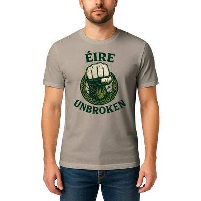 Irish T-Shirt - Éire Unbroken Premium Unisex Streetwear - Celtic Wolfwear