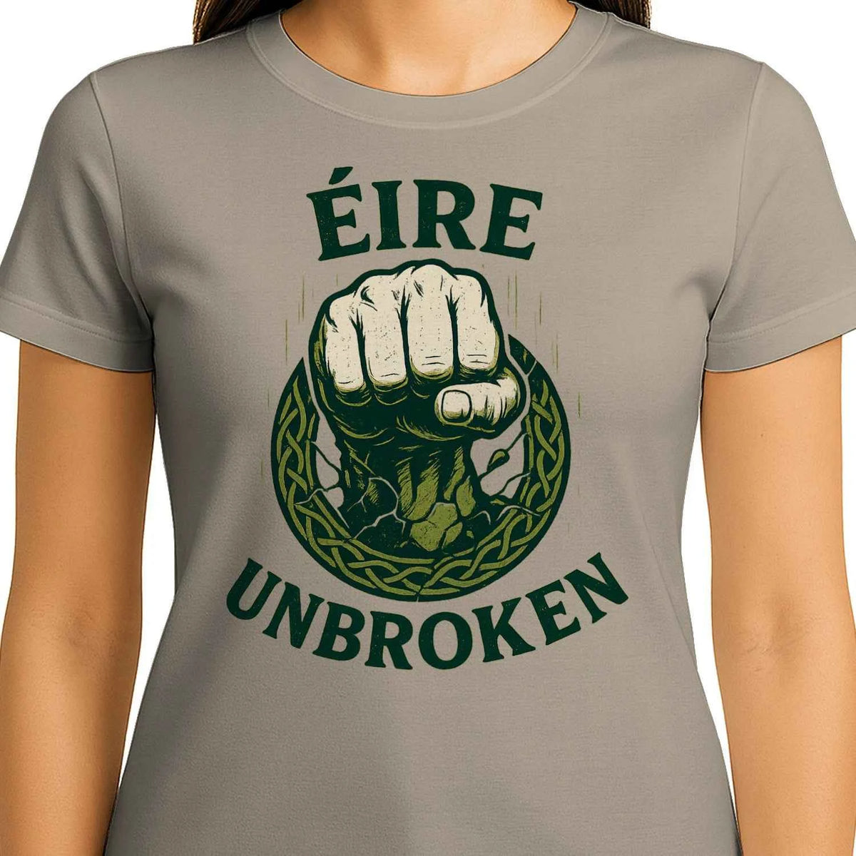 Irish T-Shirt - Éire Unbroken Premium Unisex Streetwear - Celtic Wolfwear
