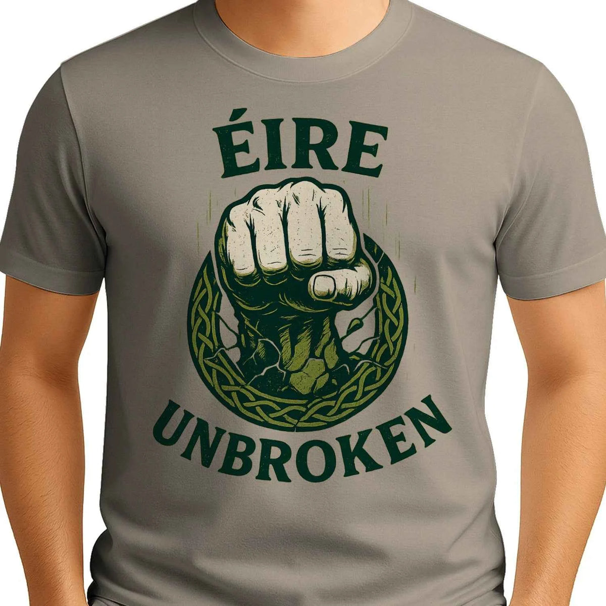 Irish T-Shirt - Éire Unbroken Premium Unisex Streetwear - Celtic Wolfwear