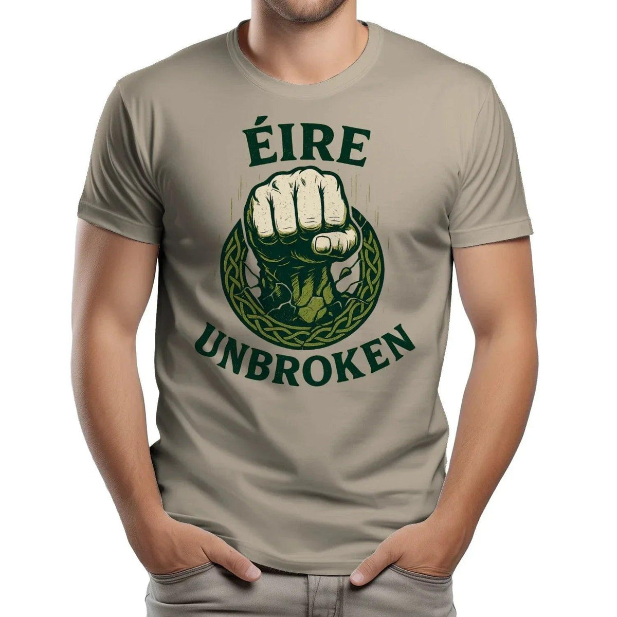 Irish T-Shirt - Éire Unbroken Premium Unisex Streetwear - Celtic Wolfwear