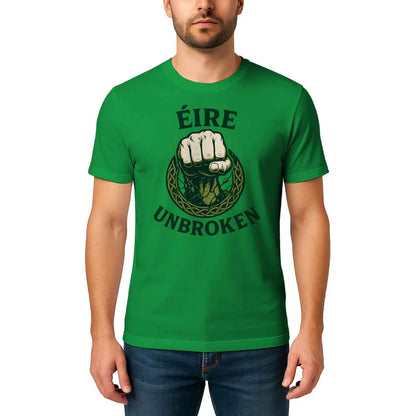 Irish T-Shirt - Éire Unbroken Premium Unisex Streetwear - Celtic Wolfwear
