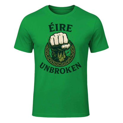 Irish T-Shirt - Éire Unbroken Premium Unisex Streetwear - Celtic Wolfwear