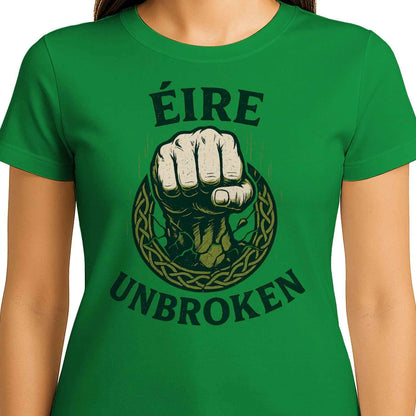 Irish T-Shirt - Éire Unbroken Premium Unisex Streetwear - Celtic Wolfwear
