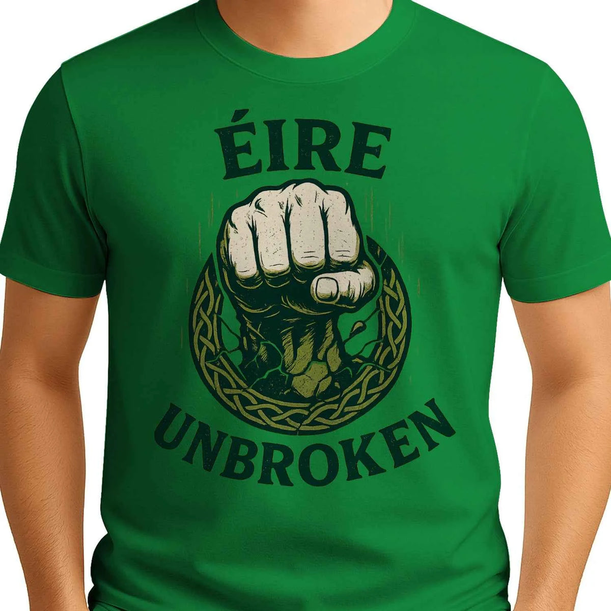 Irish T-Shirt - Éire Unbroken Premium Unisex Streetwear - Celtic Wolfwear