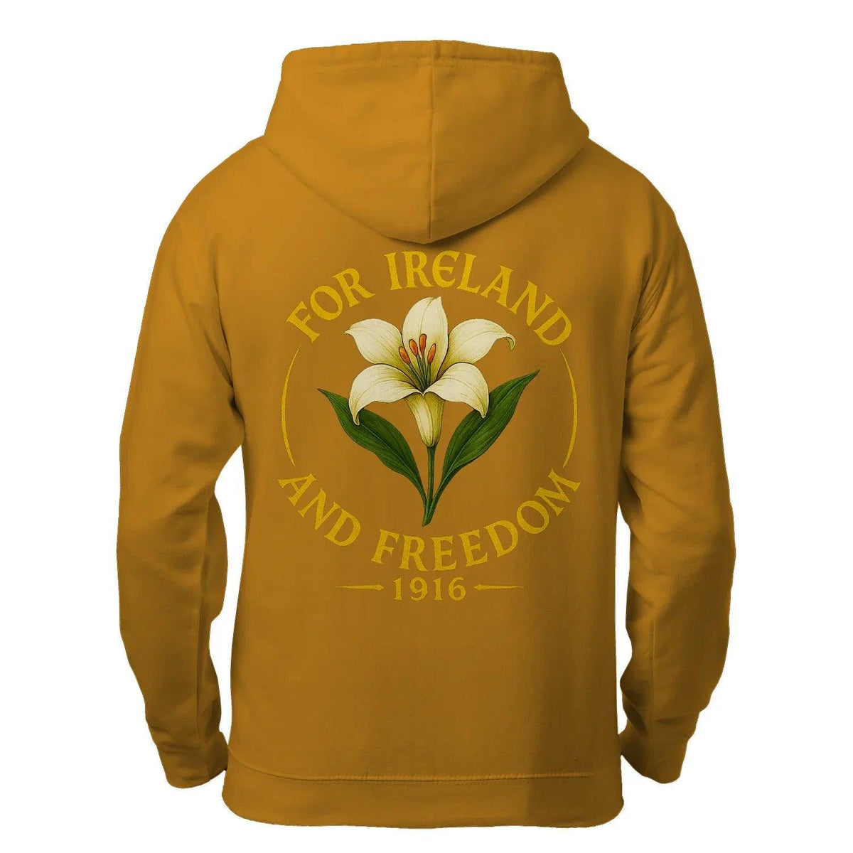 Irish Zip Hoodie - 1916 Heritage, Unisex Matchday Wear - Celtic Wolfwear