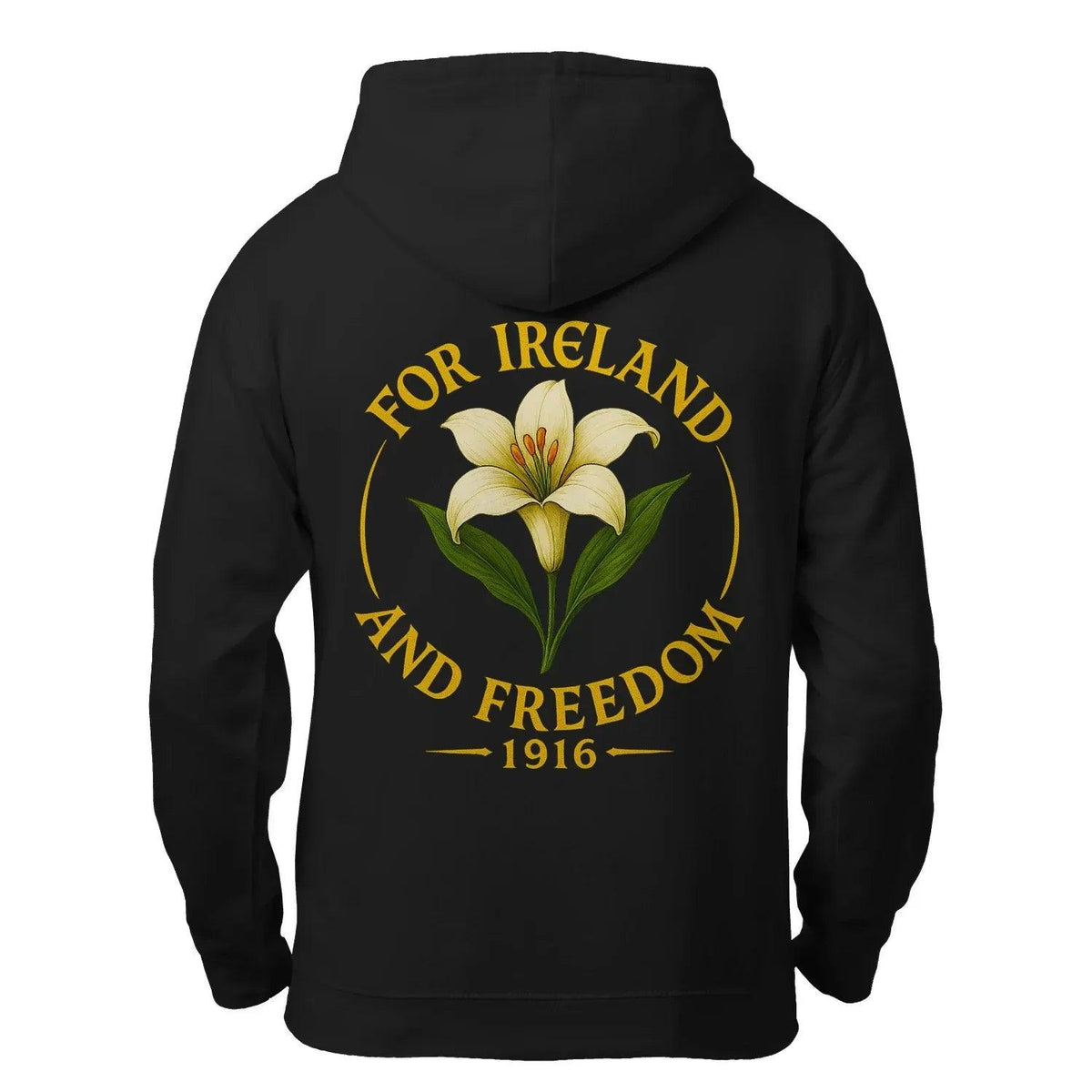 Irish Zip Hoodie - 1916 Heritage, Unisex Matchday Wear - Celtic Wolfwear