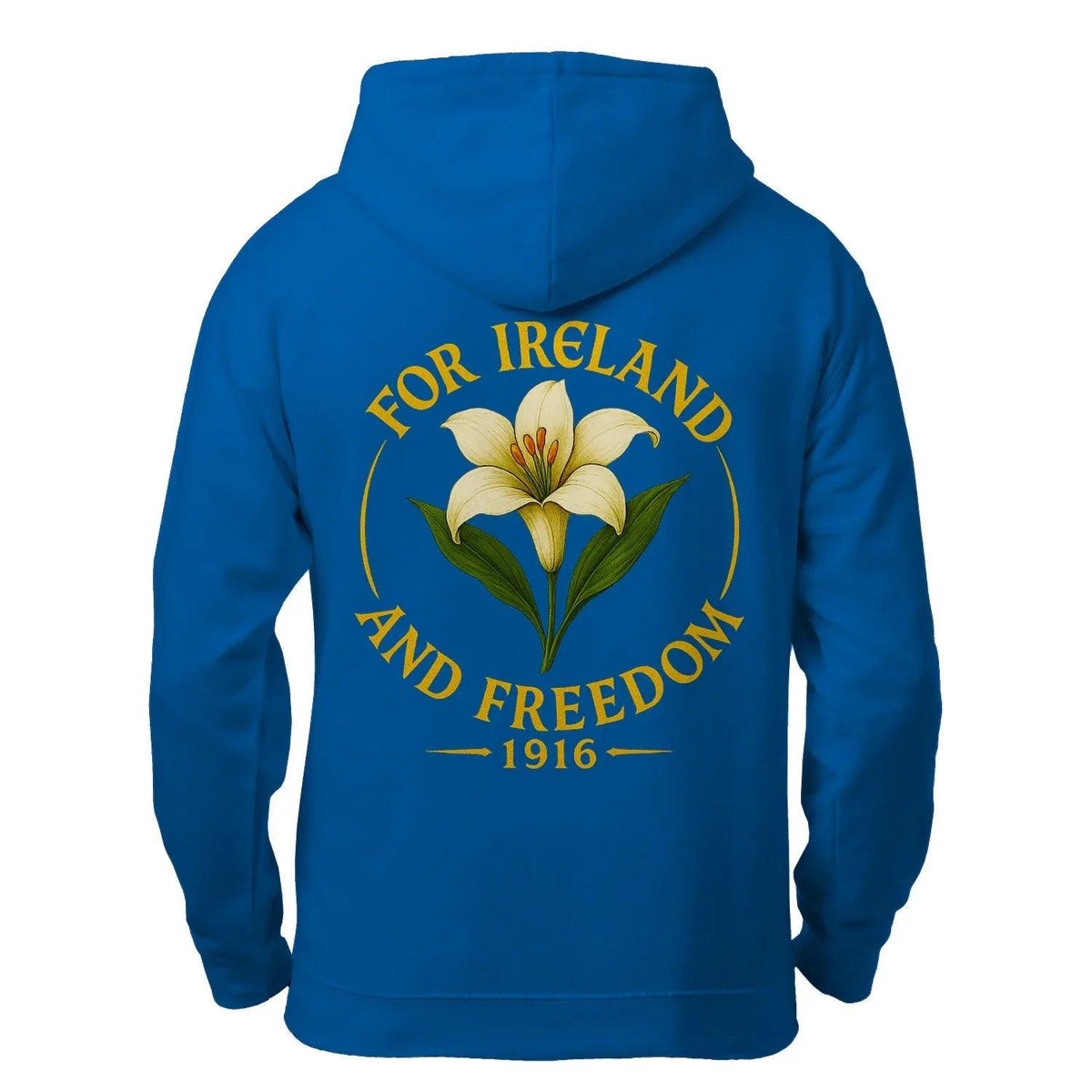 Irish Zip Hoodie - 1916 Heritage, Unisex Matchday Wear - Celtic Wolfwear