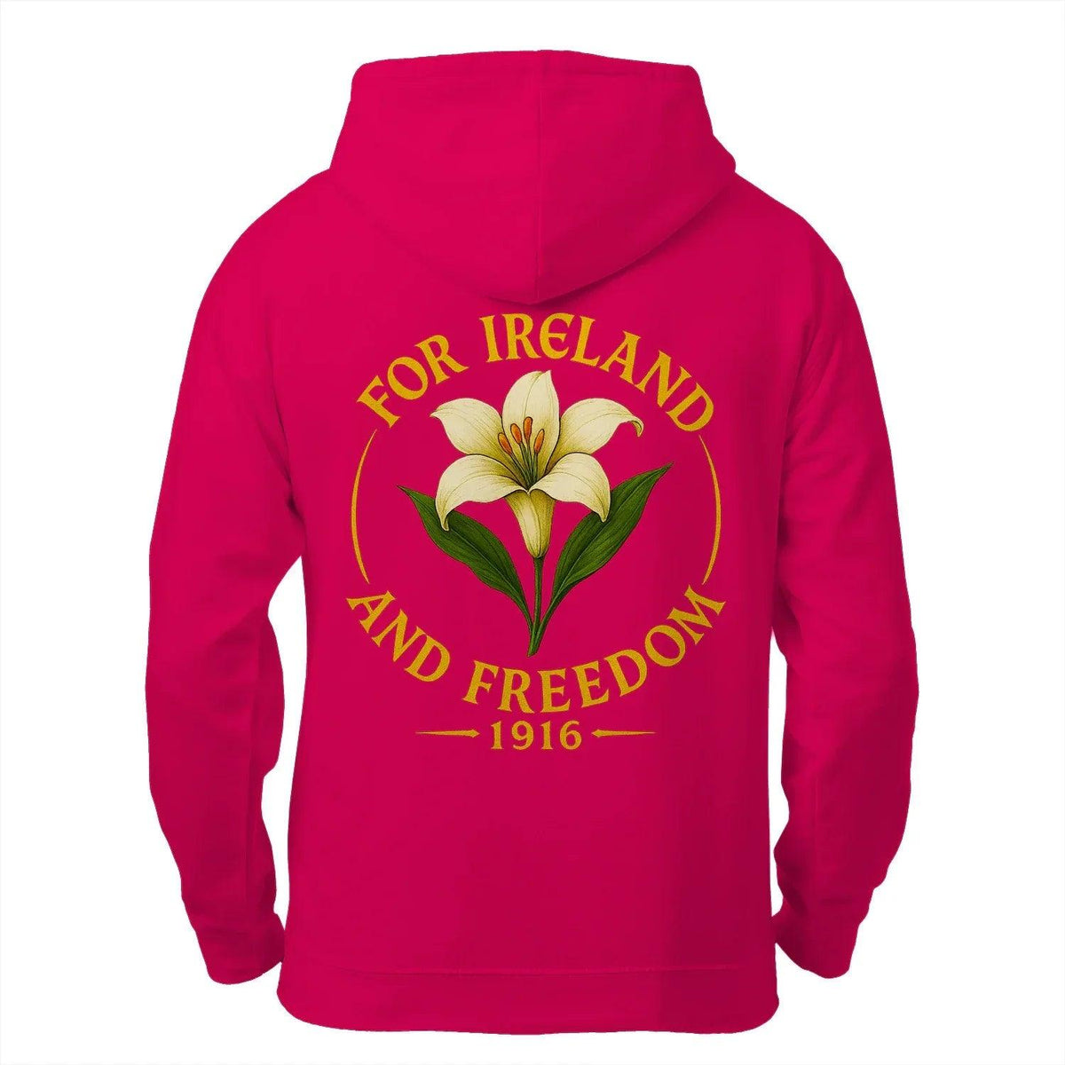 Irish Zip Hoodie - 1916 Heritage, Unisex Matchday Wear - Celtic Wolfwear
