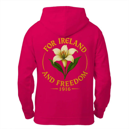 Irish Zip Hoodie - 1916 Heritage, Unisex Matchday Wear - Celtic Wolfwear