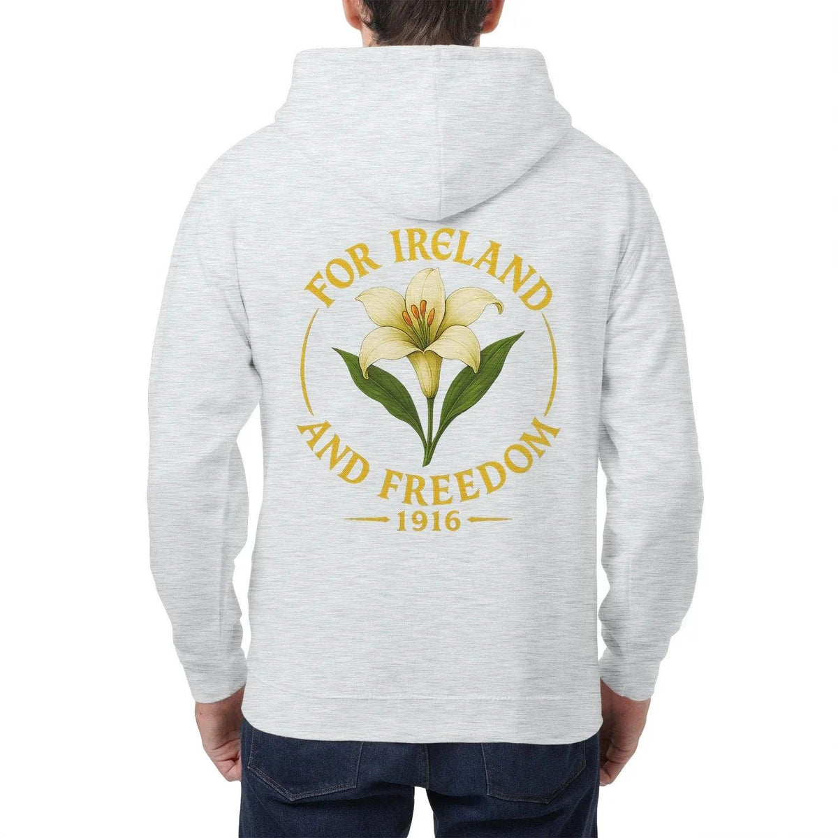 Irish Zip Hoodie - 1916 Heritage, Unisex Matchday Wear - Celtic Wolfwear