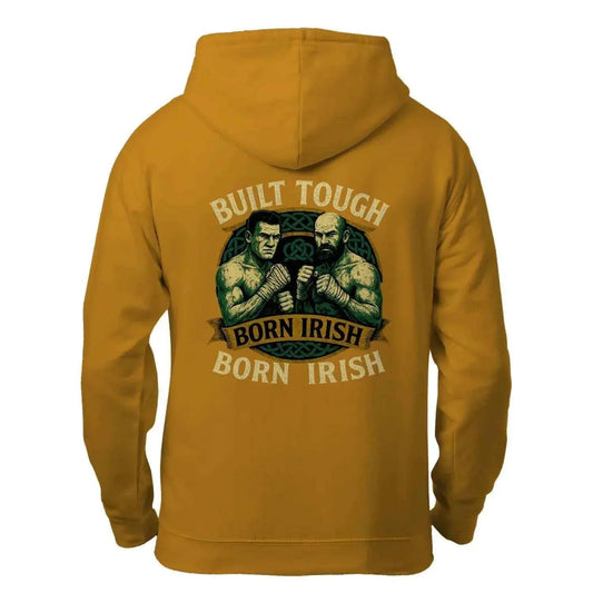 Irish Zip Hoodie - Built Tough Born Heritage Streetwear - Celtic Wolfwear