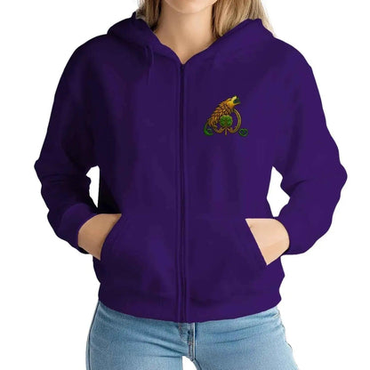 Irish Zip Hoodie - Claddagh Crew, Unisex Matchday Wear - Celtic Wolfwear