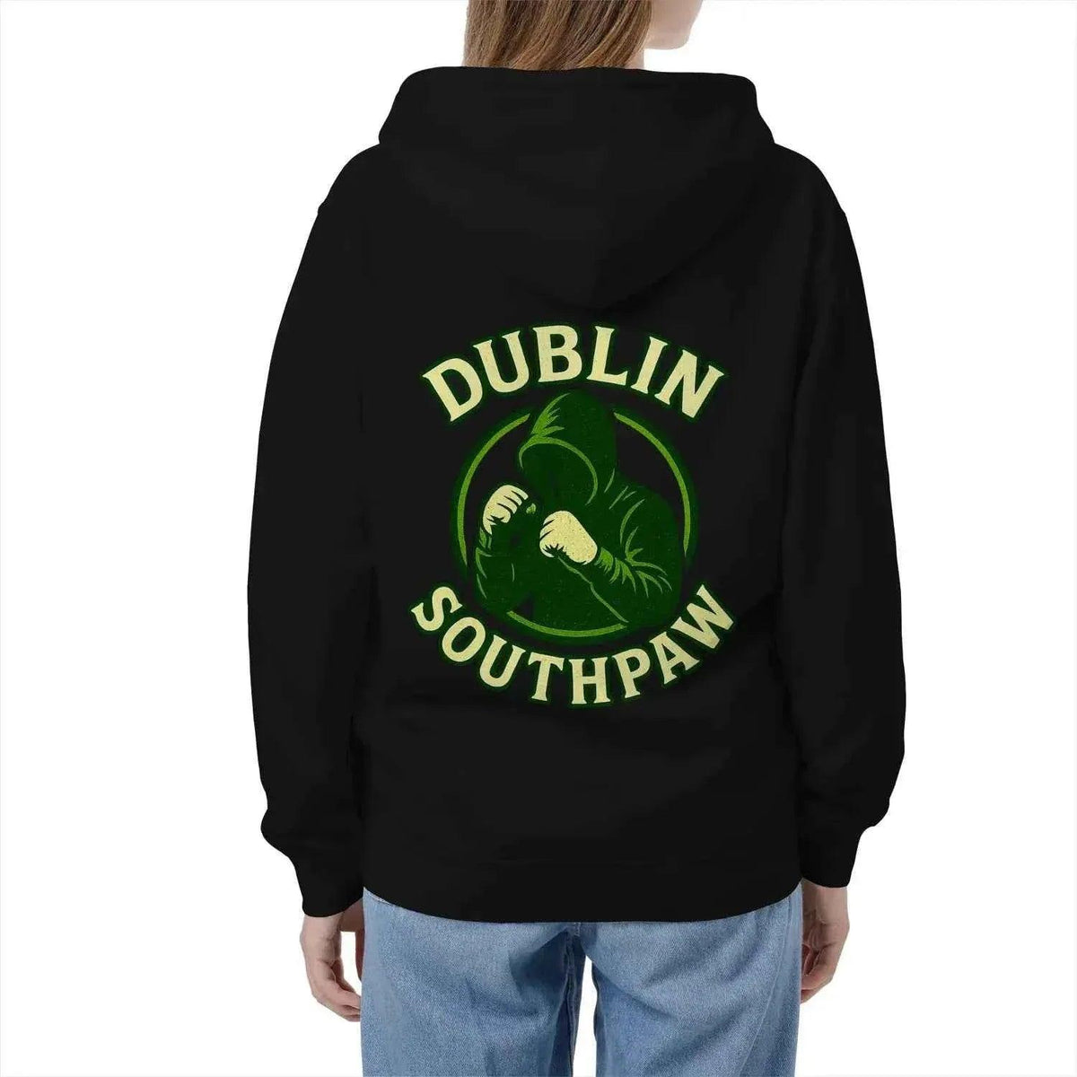 Irish Zip Hoodie - Dublin Southpaw, Heritage Streetwear - Celtic Wolfwear