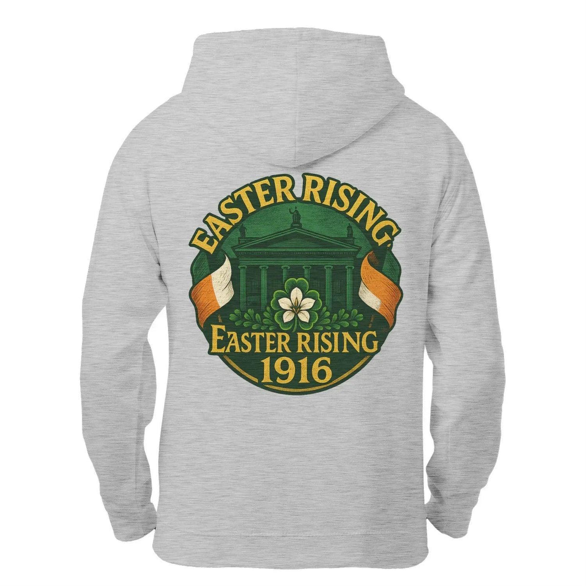 Irish Zip Hoodie - Easter Rising, Unisex Matchday Wear - Celtic Wolfwear