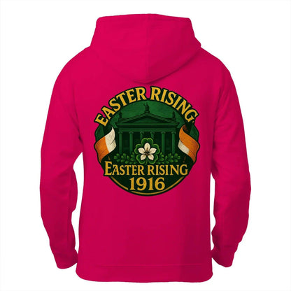 Irish Zip Hoodie - Easter Rising, Unisex Matchday Wear - Celtic Wolfwear