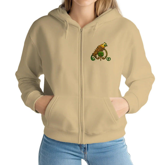 Irish Zip Hoodie - GPO Dublin Easter Rising, Unisex - Celtic Wolfwear