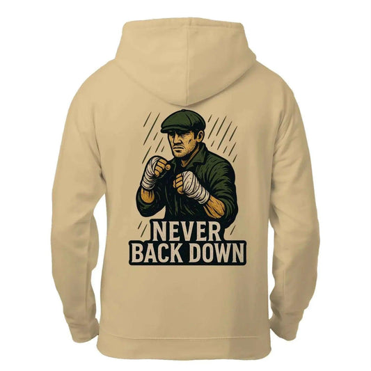 Irish Zip Hoodie - Never Back Down Heritage, Unisex - Celtic Wolfwear