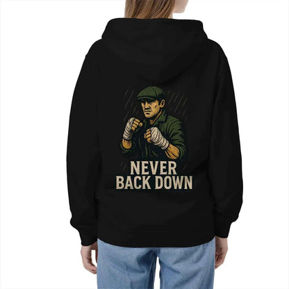 Irish Zip Hoodie - Never Back Down Heritage, Unisex - Celtic Wolfwear