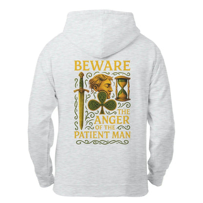 Irish Zip Hoodie - Patient Man Premium Unisex Streetwear - Celtic Wolfwear