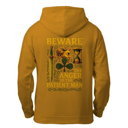 Irish Zip Hoodie - Patient Man Premium Unisex Streetwear - Celtic Wolfwear