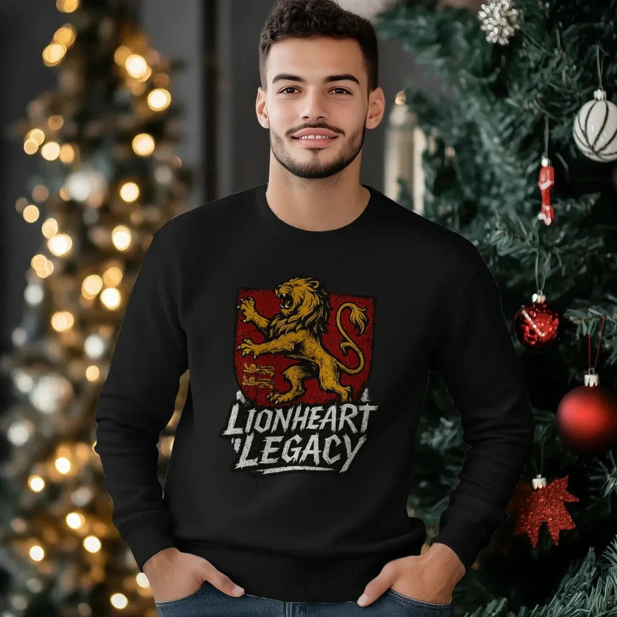 Lionheart Legacy England Sweatshirt – Unisex Crewneck - Celtic Wolfwear