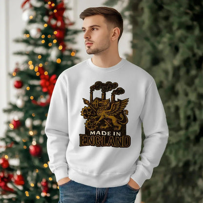 Made in England Sweatshirt – Unisex Heritage Crewneck - Celtic Wolfwear