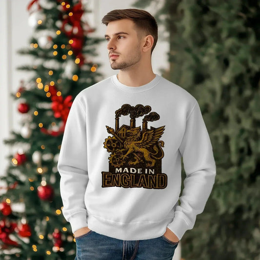 Made in England Sweatshirt – Unisex Heritage Crewneck - Celtic Wolfwear