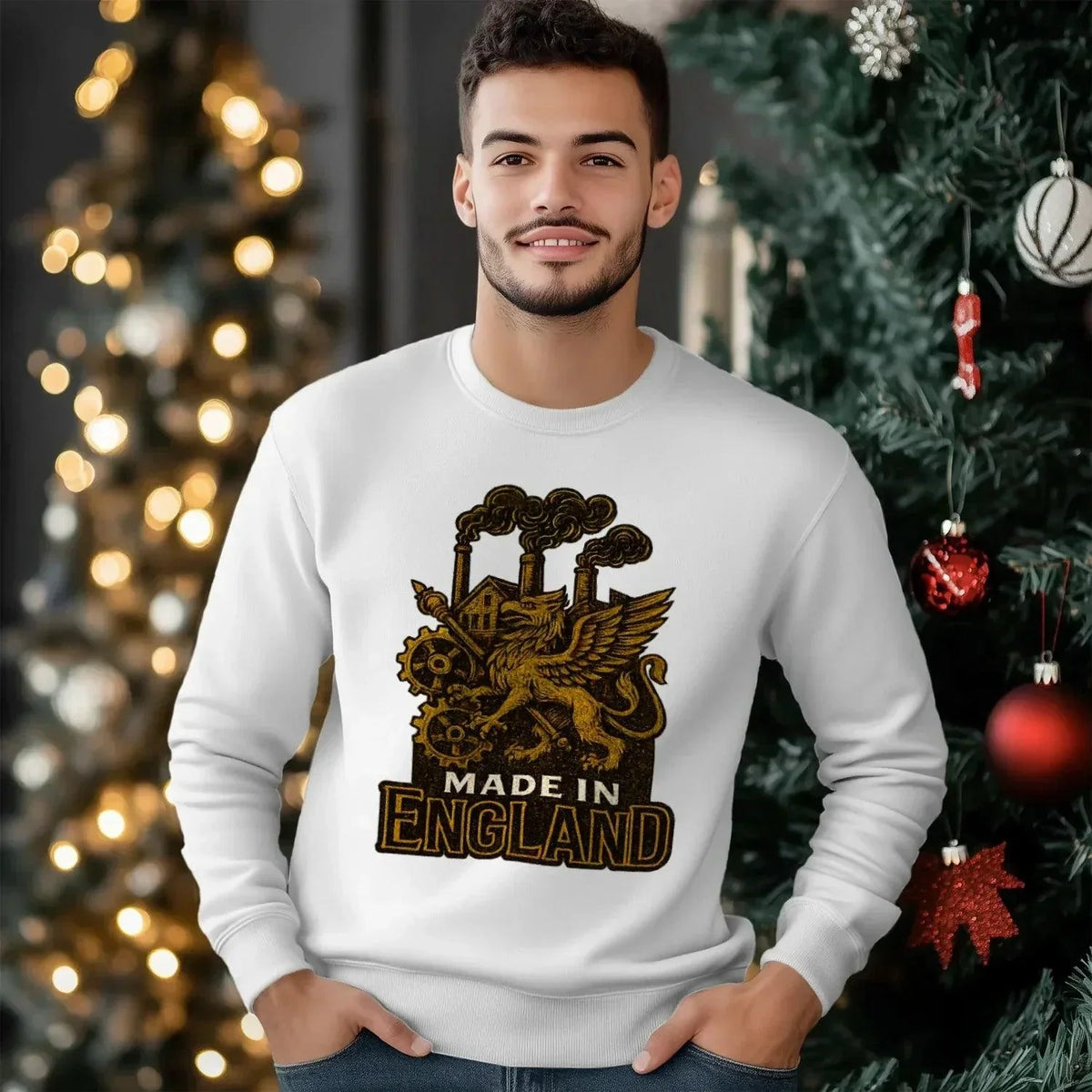 Made in England Sweatshirt – Unisex Heritage Crewneck - Celtic Wolfwear