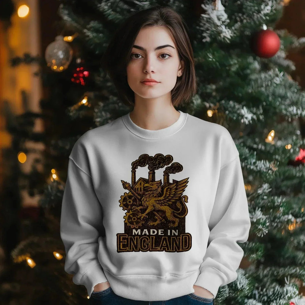 Made in England Sweatshirt – Unisex Heritage Crewneck - Celtic Wolfwear