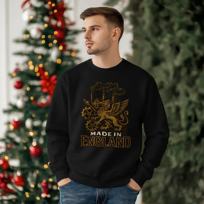 Made in England Sweatshirt – Unisex Heritage Crewneck - Celtic Wolfwear