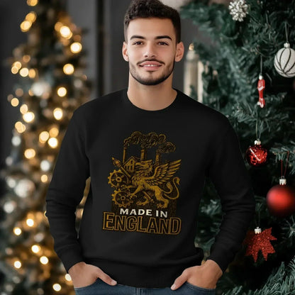 Made in England Sweatshirt – Unisex Heritage Crewneck - Celtic Wolfwear