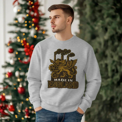 Made in England Sweatshirt – Unisex Heritage Crewneck - Celtic Wolfwear
