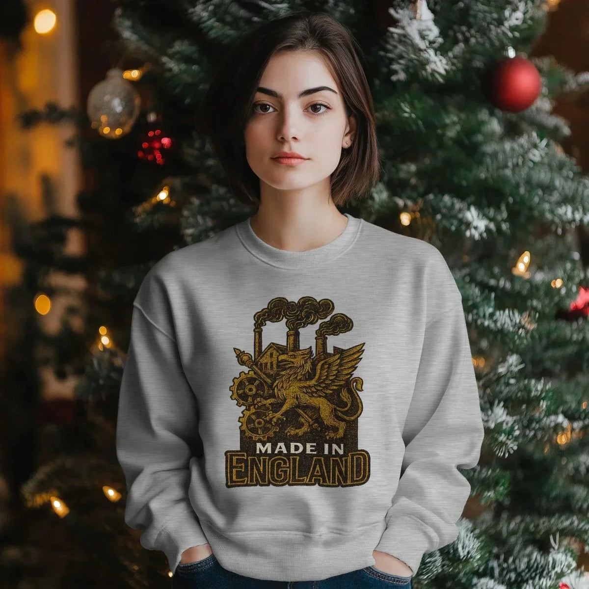 Made in England Sweatshirt – Unisex Heritage Crewneck - Celtic Wolfwear