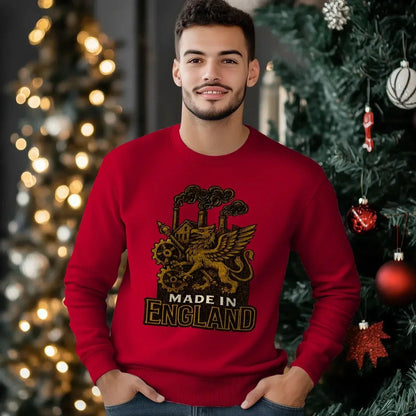 Made in England Sweatshirt – Unisex Heritage Crewneck - Celtic Wolfwear