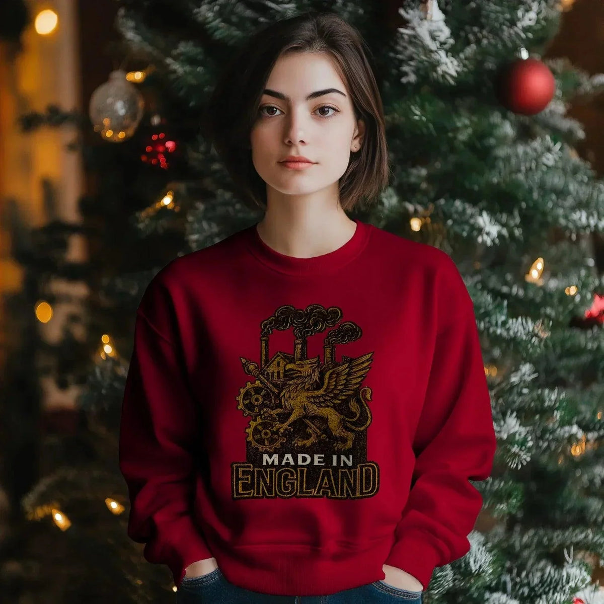 Made in England Sweatshirt – Unisex Heritage Crewneck - Celtic Wolfwear