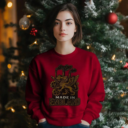 Made in England Sweatshirt – Unisex Heritage Crewneck - Celtic Wolfwear