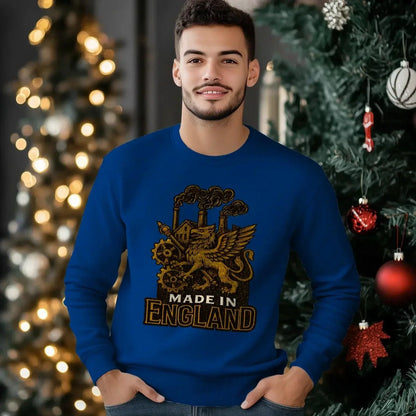 Made in England Sweatshirt – Unisex Heritage Crewneck - Celtic Wolfwear