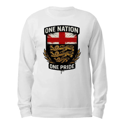 One Nation One Pride England Sweatshirt – Unisex Crewneck - Celtic Wolfwear