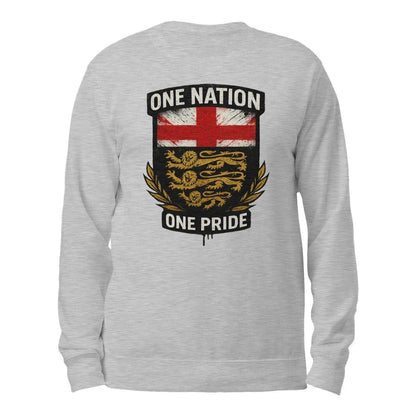One Nation One Pride England Sweatshirt – Unisex Crewneck - Celtic Wolfwear