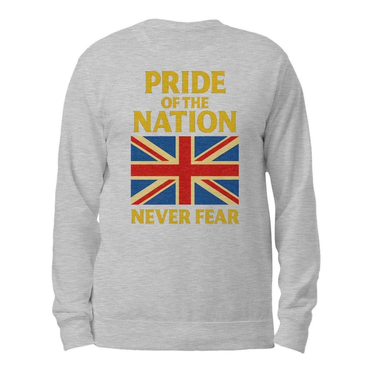 Pride of the Nation England Sweatshirt – Union Jack Crewneck - Celtic Wolfwear