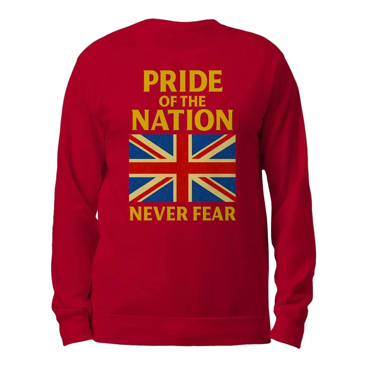 Pride of the Nation England Sweatshirt – Union Jack Crewneck - Celtic Wolfwear