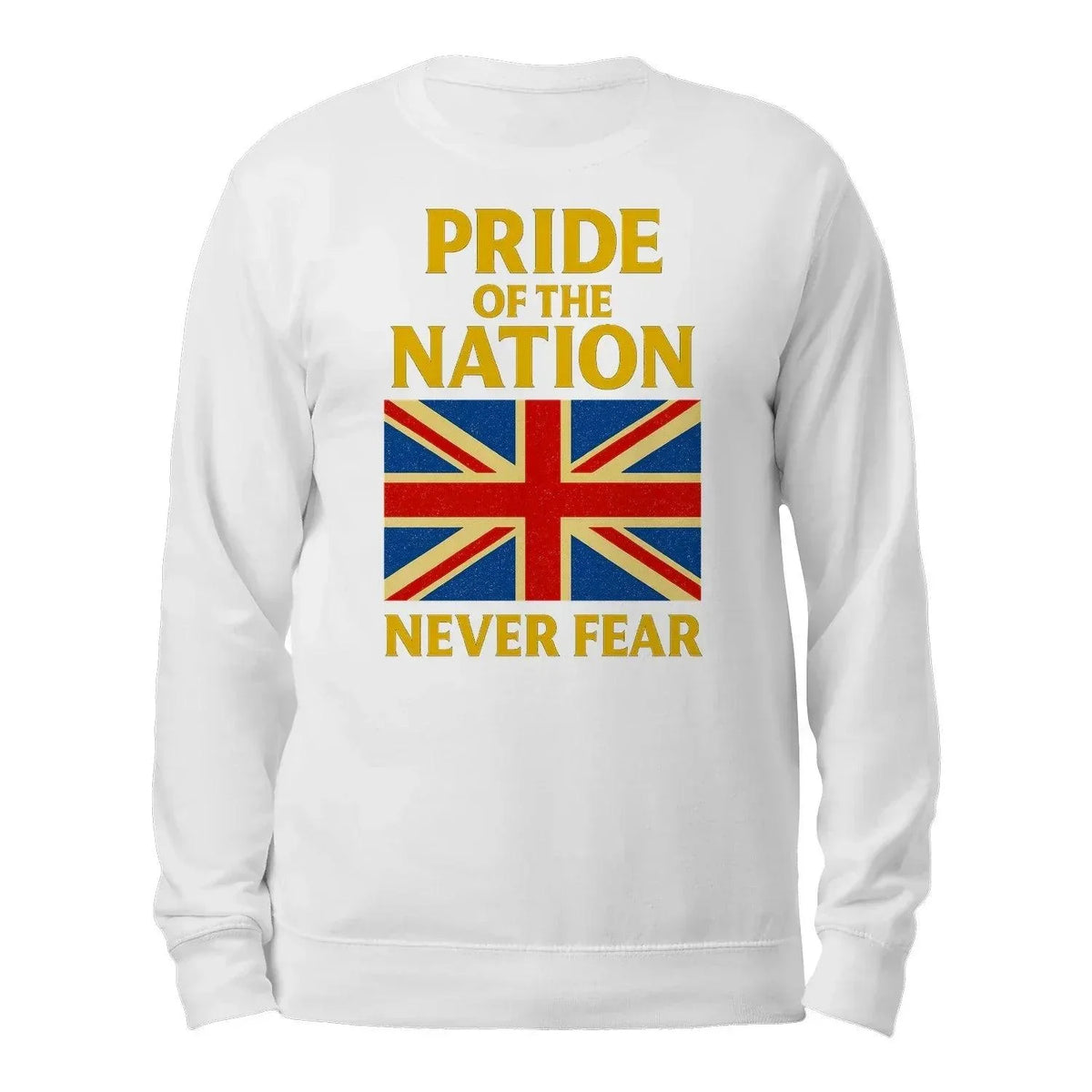 Pride of the Nation England Sweatshirt – Union Jack Crewneck - Celtic Wolfwear