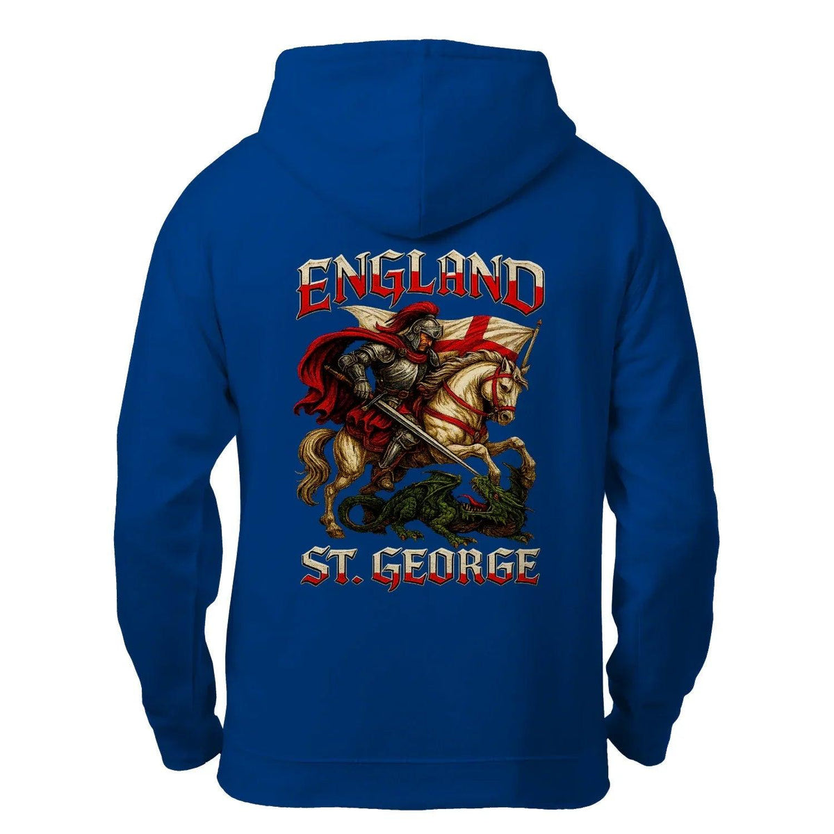 Saint George Dragon Slayer England Zip Hoodie – Knight - Celtic Wolfwear