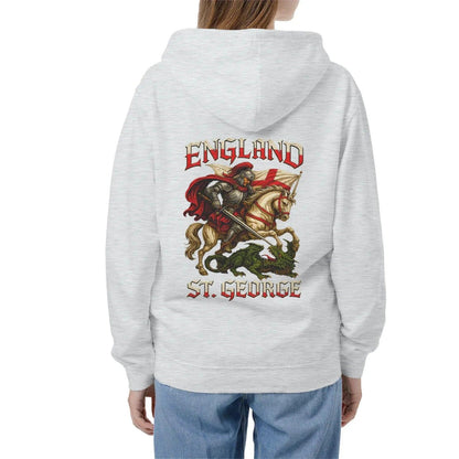 Saint George Dragon Slayer England Zip Hoodie – Knight - Celtic Wolfwear