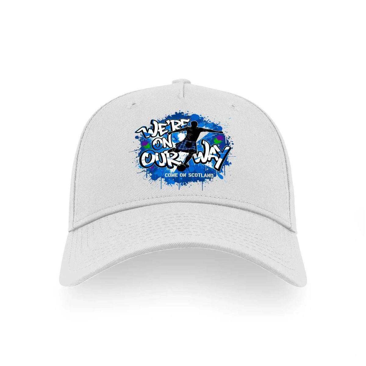 Scottish 5-Panel Cap - Come, Heritage-Inspired Headwear - Celtic Wolfwear