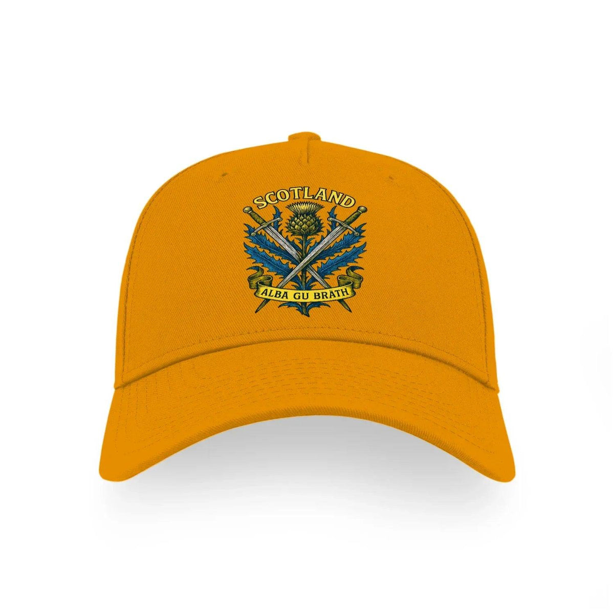 Scottish 5-Panel Cap - Saltire Crest, Matchday Headwear - Celtic Wolfwear