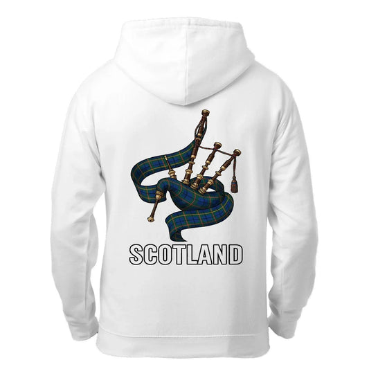 Scottish Bagpipes Zip Hoodie – Heritage Graphic Jacket - Celtic Wolfwear